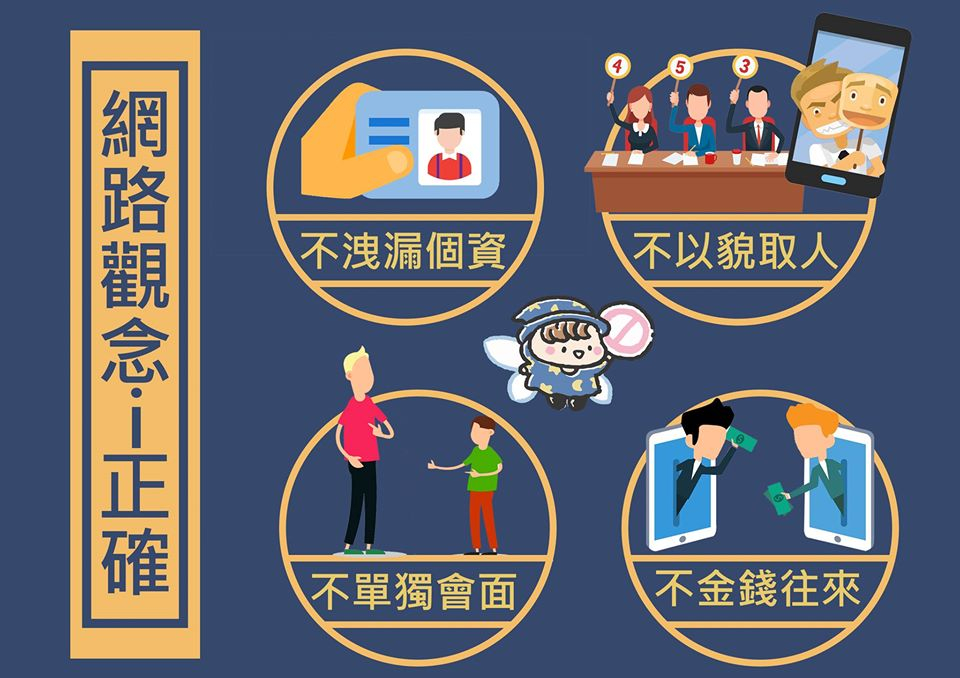 建立正確網路觀念，捍衛身體自主權。主題插圖