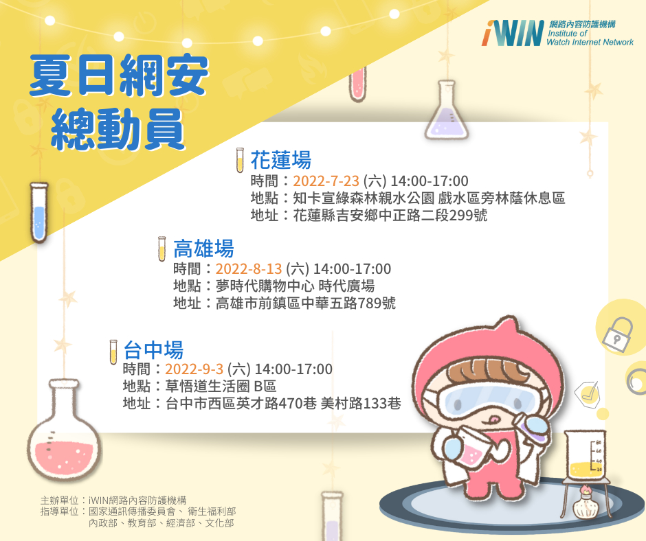 2022【iWIN夏日網安總動員】活動相關圖片